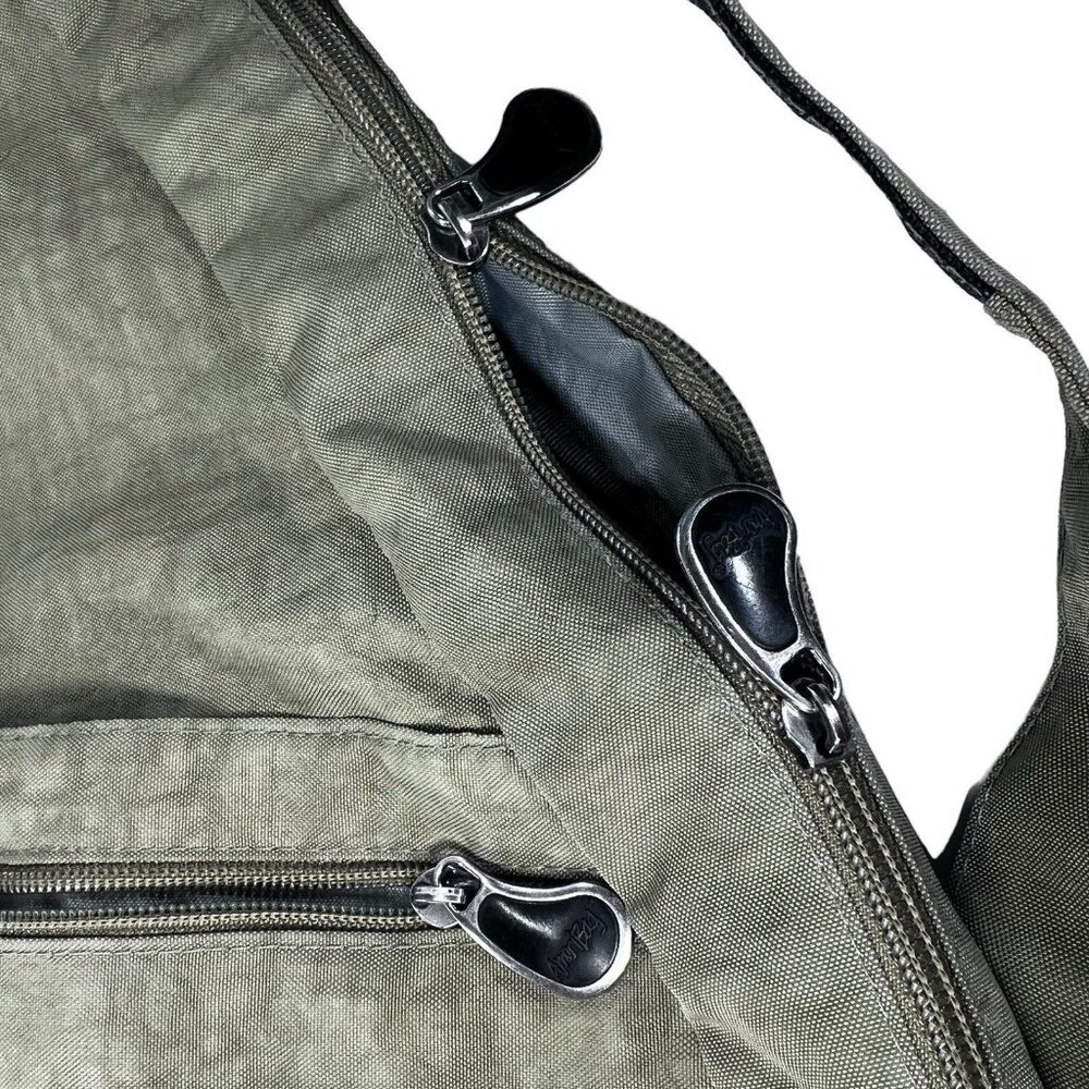 AmeriBag Healthy Back Bag Crossbody Sling Day Pack Khaki Green Adjustable Travel - Picture 14 of 16